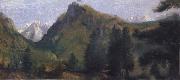 Arthur Bowen Davies Mountain Beloved of Spring Spain oil painting artist